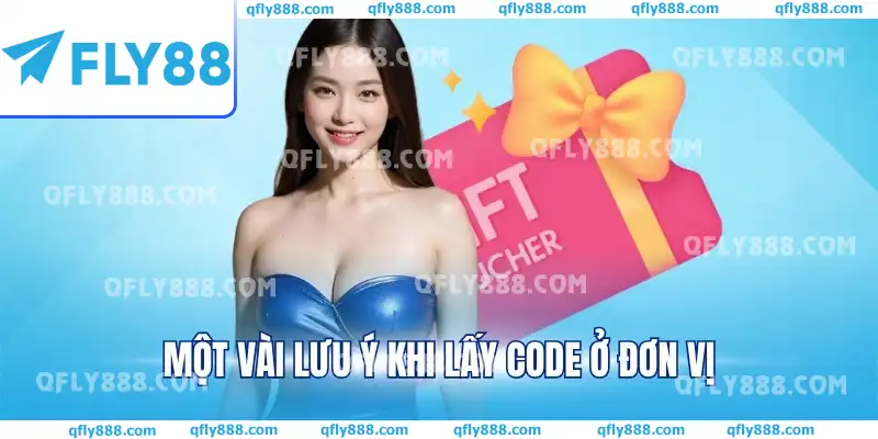 Một vài lưu ý khi lấy code ở đơn vị